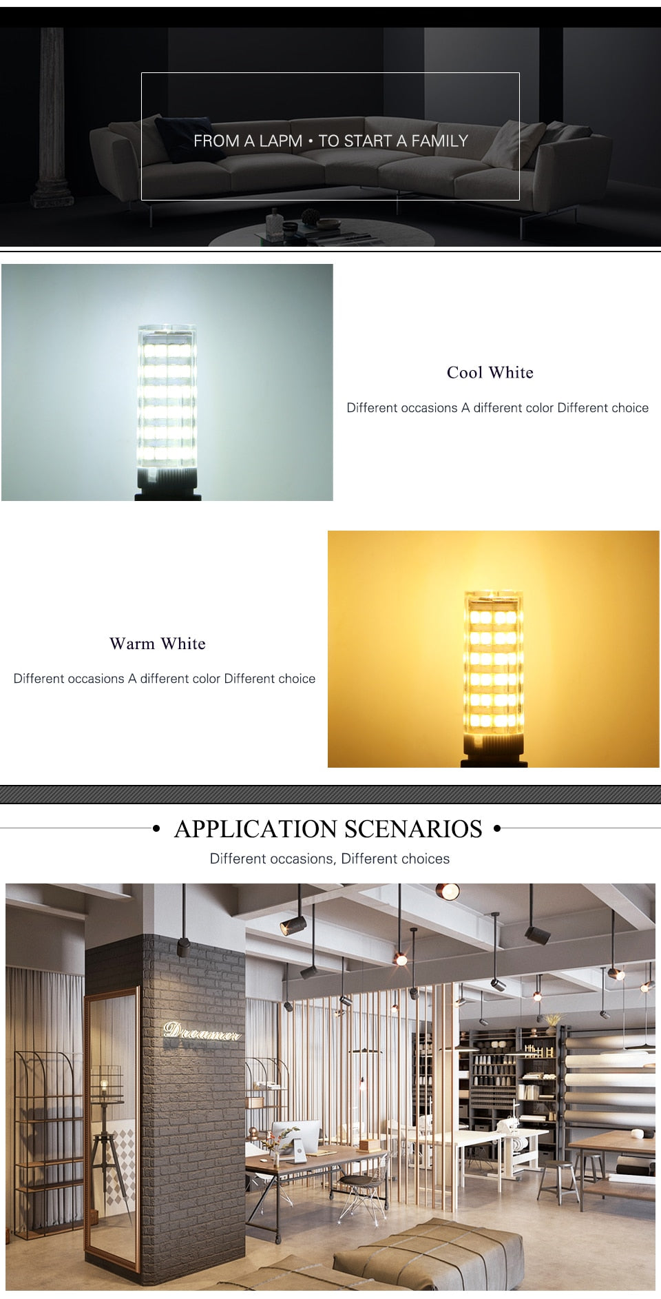 G9 LED Bulb High Quality Ceramic