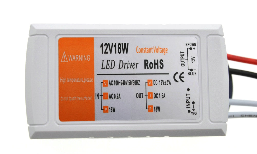 12V 1.5A 18W Power Supply AC/DC adapter transformers switch for LED Strip RGB ceiling Light bulb Driver Power Supply 90V-220V