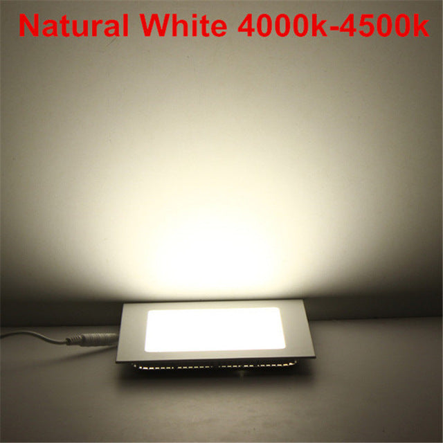 25W Square LED Panel Light Recessed Kitchen Bathroom Ceiling Lamp AC85-265V LED Downlight Warm White/Cool White