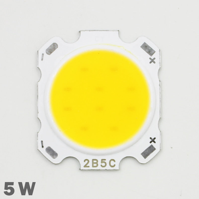 10pcs LED COB Lamp Chip 5W 300-350lm DC 15-18V 28mm-20mm Chip Size Cold/Warm White For DIY LED Floodlight Spotlight Bulb Lamp