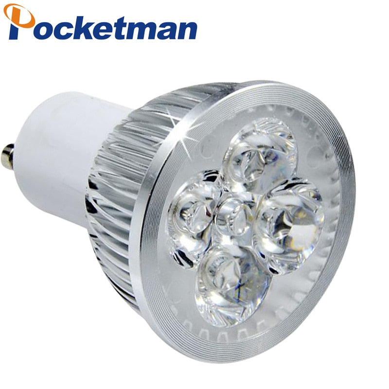 Super Bright 9W 4W 5W 3W GU10 LED Bulbs Light 110V 220V Dimmable Led Spotlights Warm/Cool White GU10 base LED downlight