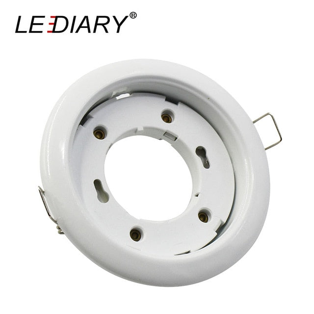 LEDIARY Bright Separable Led Downlights Round Recessed 8W 110-240V 90mm Cut Hole Aluminum GX53 Light Source 3000K/4000K/6000K