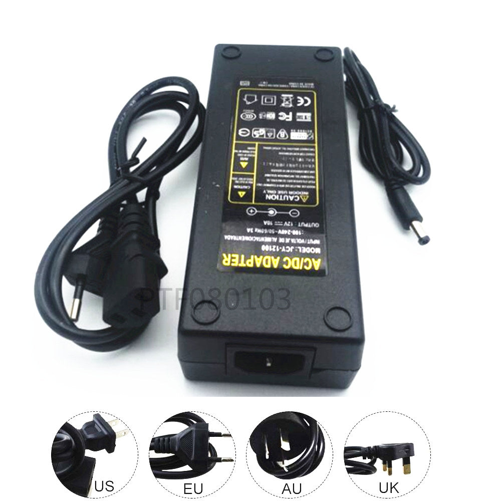 High Quality Power Supply DC 12 V 1A 2A 3A 5A 6A 7A 8A 10A Led Transformer For 5050 5730 2835 3014 for Led Strip Lights