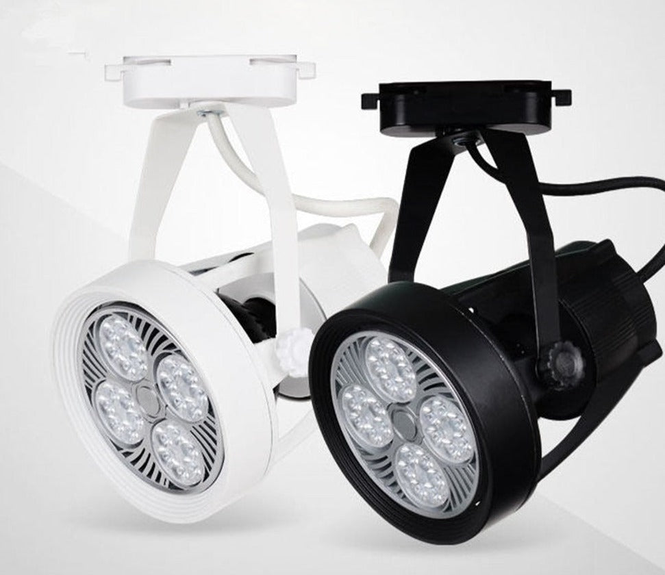 LED Track lighting with par30 30w 40w spot lamp led bulb for indoor lighting clothes jewel shop restaurant dining room