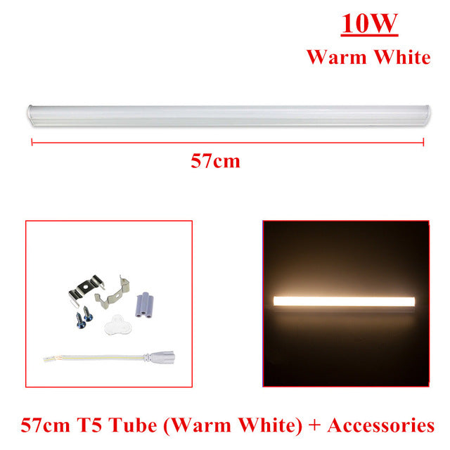 Led T5 Tube Bulb Led Lamp 6W 10W For Home Warm White Cool White Aluminum AC200-240V Led Wall Tube Fluorescent Light