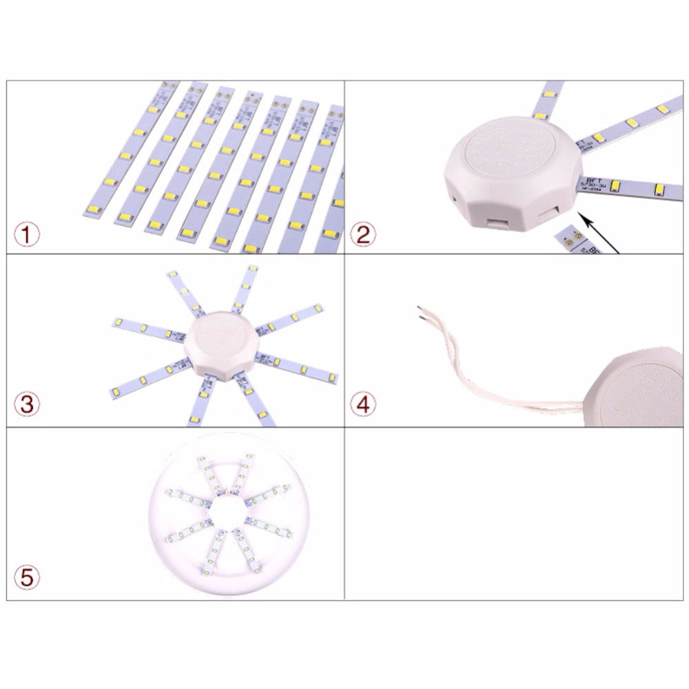 Energy Saving LED Bulb Plate Octopus Light 12W 16W 24W 220V