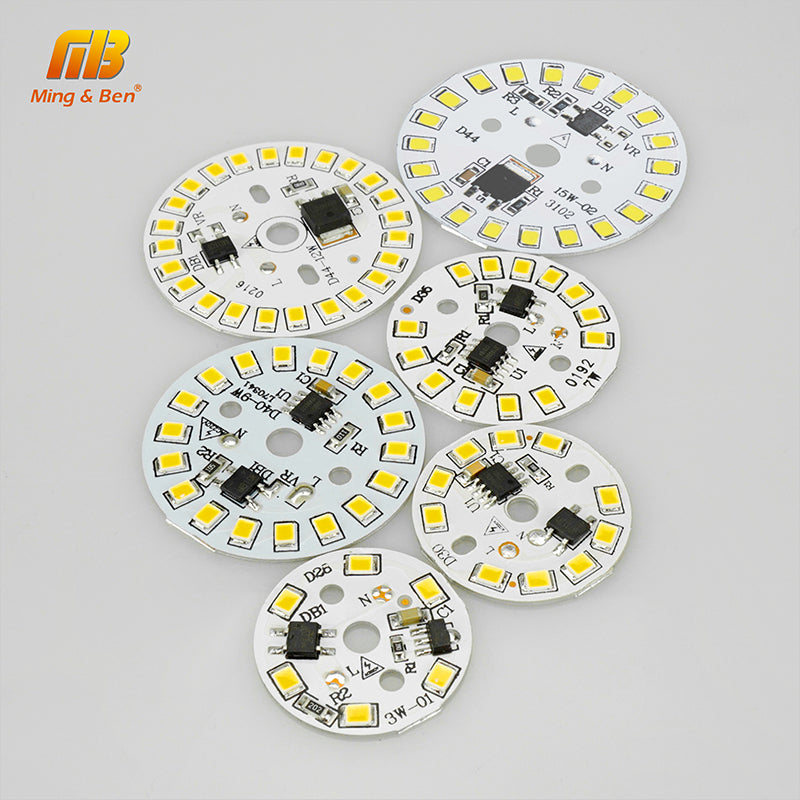 LED Bulb Lamp SMD 15W 12W 9W 7W 5W 3W Light Chip AC230V 220V Input Smart IC LED Bean For Bulb Light Cold White Warm White