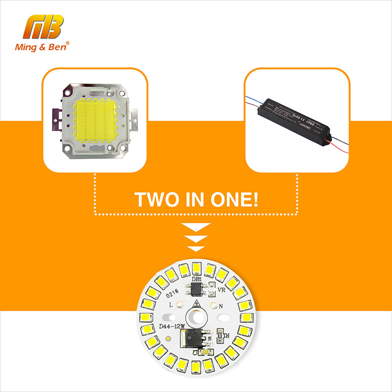 LED Bulb Lamp SMD 15W 12W 9W 7W 5W 3W Light Chip AC230V 220V Input Smart IC LED Bean For Bulb Light Cold White Warm White