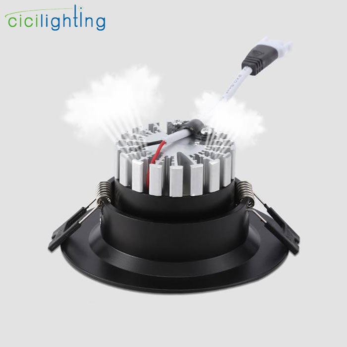 Modern Zoom led Downlight, Industrial 3W 5W 7W 10W 15W Focos led Techo Lighting, Black White Zoomable Spotlights Lamp Fixtures