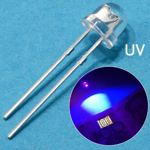 5mm emitting Diode Straw Hat White Red Green Blue Yellow Pink SMD SMT Led Water Clear Bright Wide Angle Bulb 20000mcd Lamp