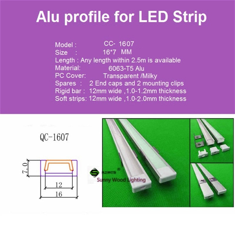 LED aluminum profile for 5050 5630 led strip,milky/transparent cover for 12mm pcb,tape light housing