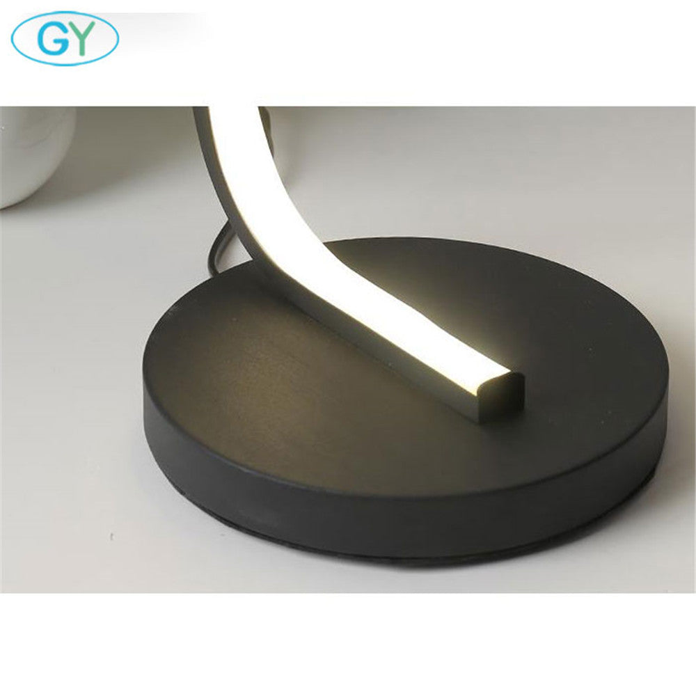 Table Lamp Art Design LED Book Light With Plug 16w LED Lamp For Reading Bedside Table Reading Lamp