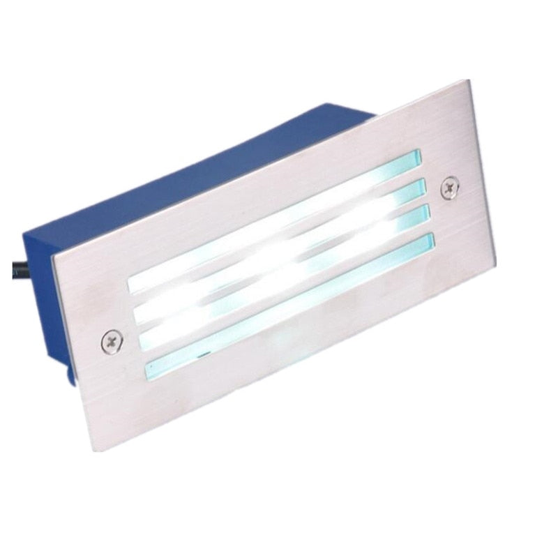 LED Deck Step Light 3x2W Underground Lamp Recessed Stair Paitio Inground Spot Light Floor Garden Landscape Wall Outdoor Lighting