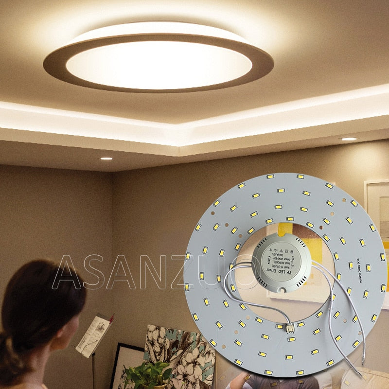LED Downlights AC180-260V Lighting Plate for Ceiling Lamp High Brightness 5730 110V 220V 18W 24W 36W Convenient Installation
