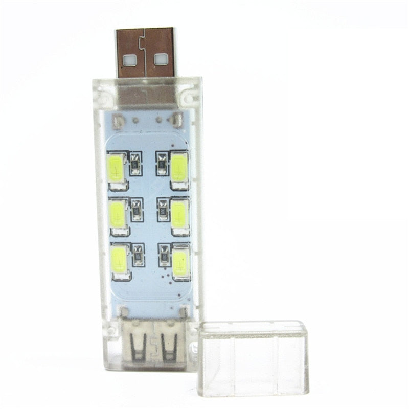 Mini USB LED Night Light 12LEDs 5V Bulb White Lamp for Reading Gadget Notebook Power Bank Computer Laptop night lamp