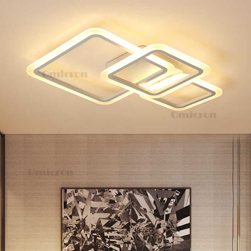 Modern led ceiling lights for living room bedroom Creative led ceiling Lampasas techno planner led