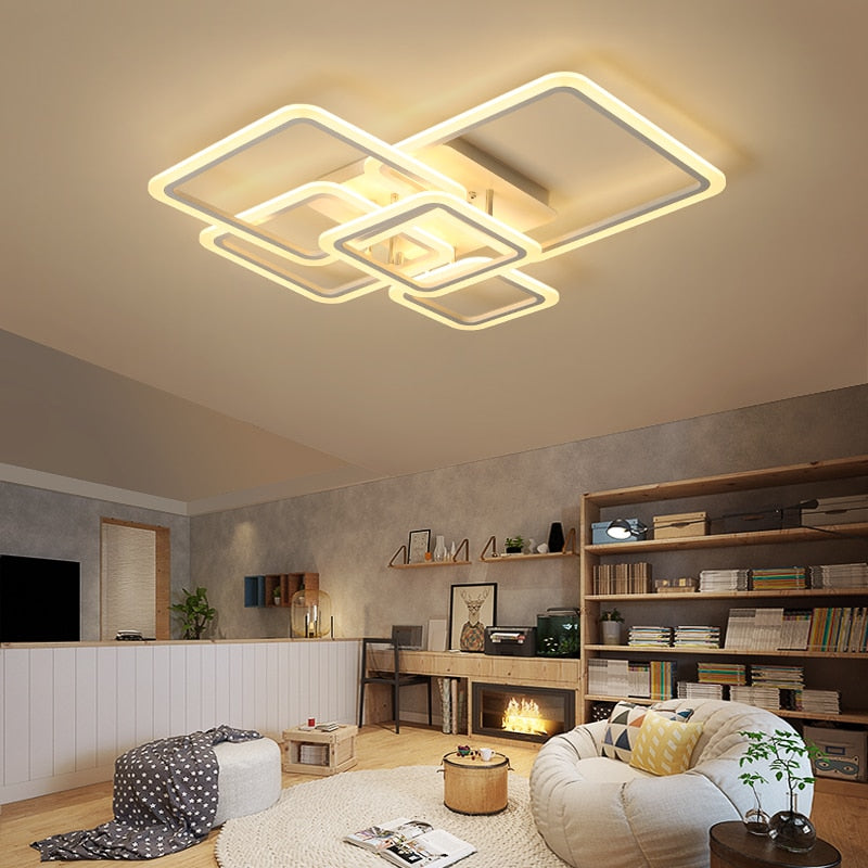 Modern led ceiling lights for living room bedroom Creative led ceiling lamp Lampasas techno planner led