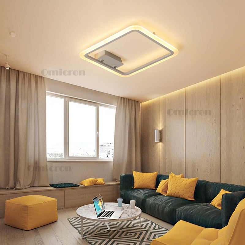 Modern led ceiling lights for living room bedroom Creative led ceiling Lampasas techno planner led