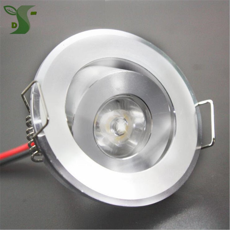 LED 5pcs/lot 110V 220V LED Mini ceiling LED spot light lamp dimmable 1W 3W mini LED downlight white,black,silver Including drive