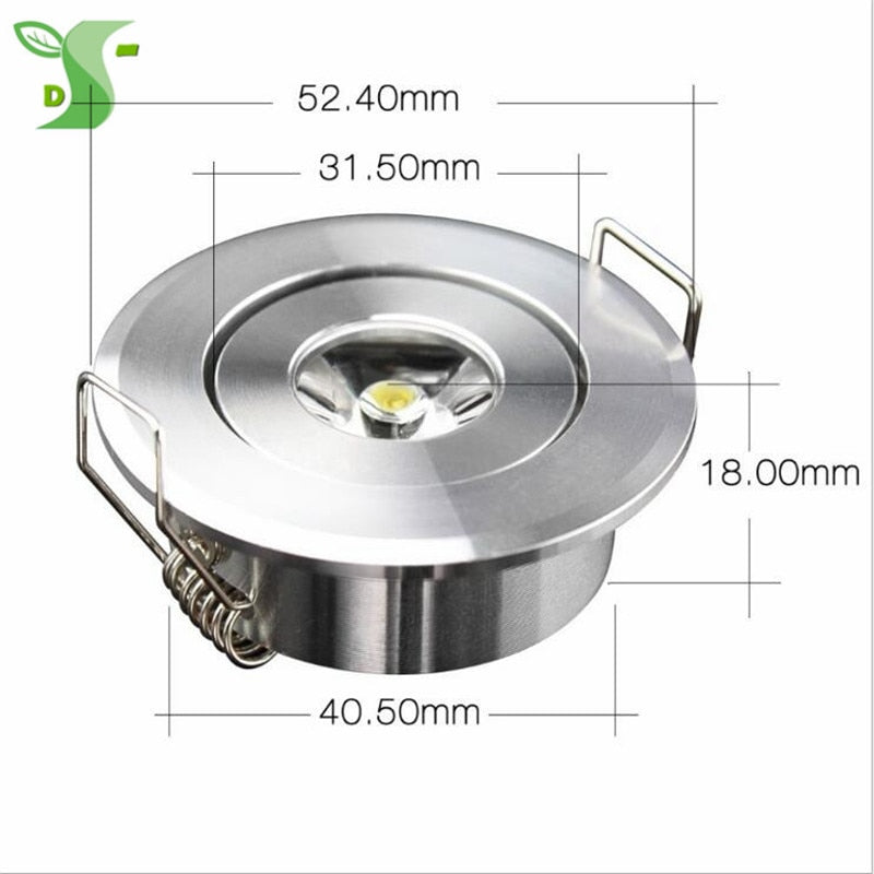 LED 5pcs/lot 110V 220V LED Mini ceiling LED spot light lamp dimmable 1W 3W mini LED downlight white,black,silver Including drive