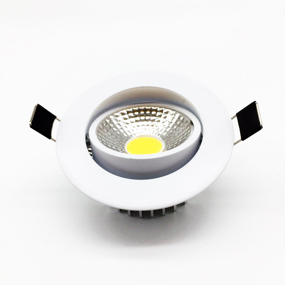 Angle Adjustable LED Dimmable Led downlight lighting COB 3w 5w 7w 12w Spot light 85-265V ceiling recessed Lights Indoor Lighting