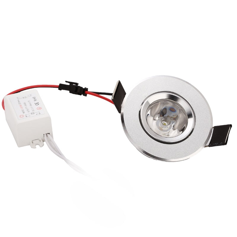 Special Silver Downlight Dimmable LED Mini 1W 3W 4W 5W 7W Warm Nature Pure White Recessed Lamp Spot light Indoor Lighting