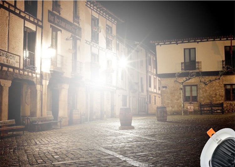 Black white Super Bright Recessed square LED Dimmable Downlight COB 10w 20W LED Spot light LED decoration Ceiling Lamp