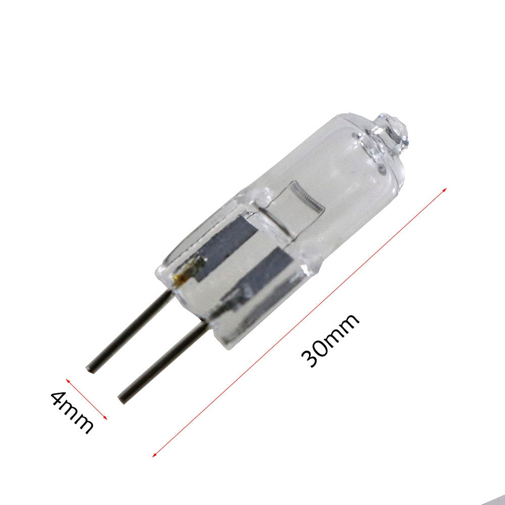 Halogen G4 AC12V 5W 10W 20W 35W 50W Lamp G4 Halogen Light Warm Bulb G4 Base Clear Halogen inserted crystal lamp