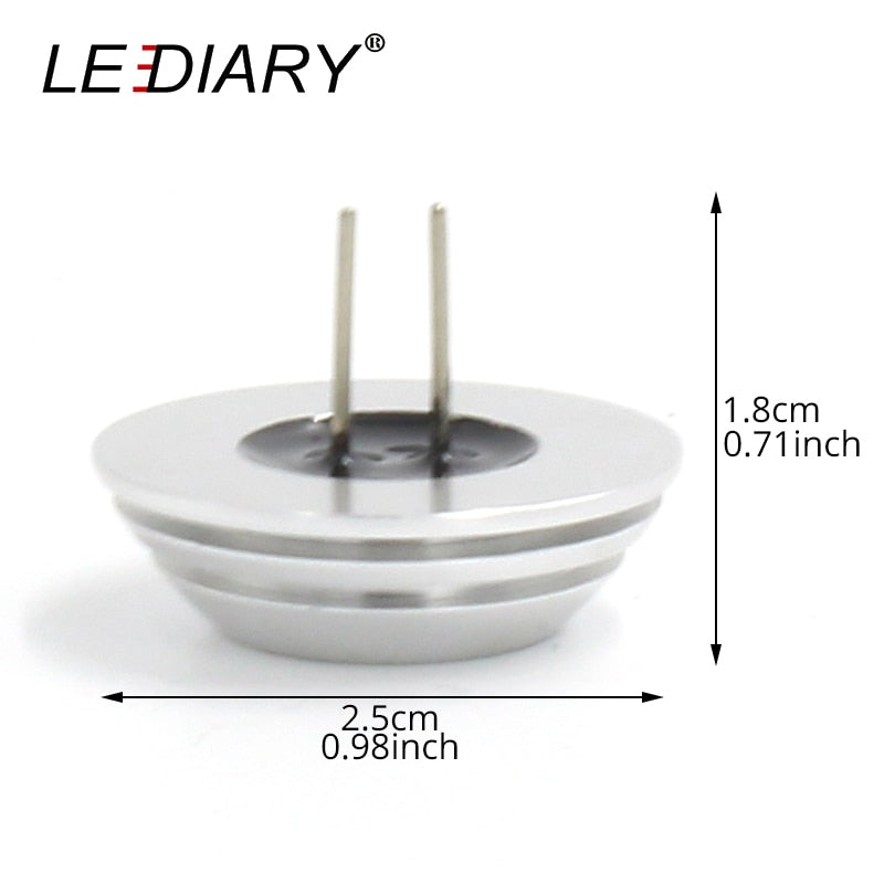 LEDIARY 5PCS/lot G4 Super Bright UFO Umbrella Shaped Downlight LED G4 Light Mini Corn Bulb DC12V COB LED High Power Tube 25*18mm