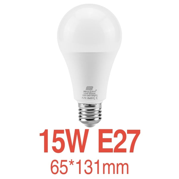 LED Bulb E27 E14 Lamp 3W 5W 7W 9W 12W 15W 18W LED Light AC220V Lampada's Cold White Warm White LED Spotlight For Table Lamp Light