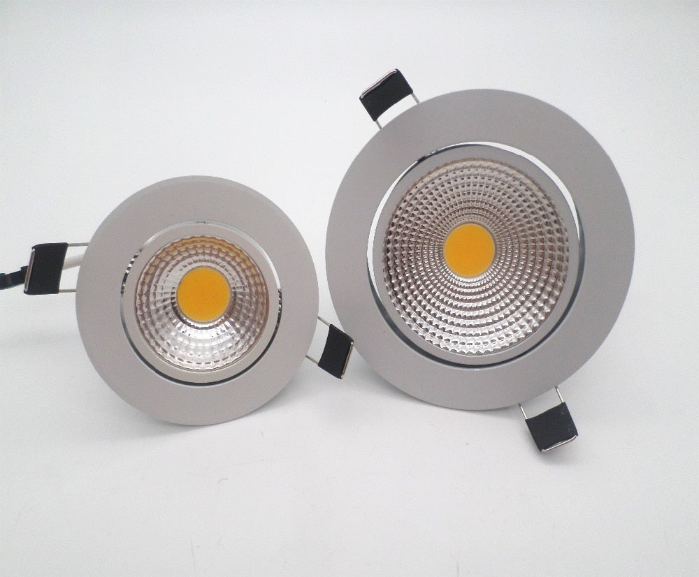 LED Downlight Super Bright Recessed LED SPOT Dimmable COB 3W 5W 7W 12W LED Spot light LED decoration Ceiling Lamp AC/DC 12V