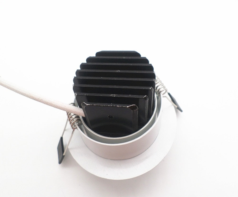 LED Downlight Super Bright Recessed LED SPOT Dimmable COB 3W 5W 7W 12W LED Spot light LED decoration Ceiling Lamp AC/DC 12V