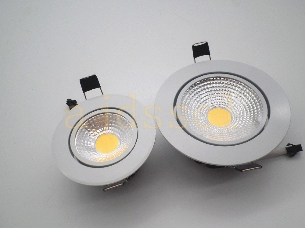 LED Downlight Super Bright Recessed LED SPOT Dimmable COB 3W 5W 7W 12W LED Spot light LED decoration Ceiling Lamp AC/DC 12V