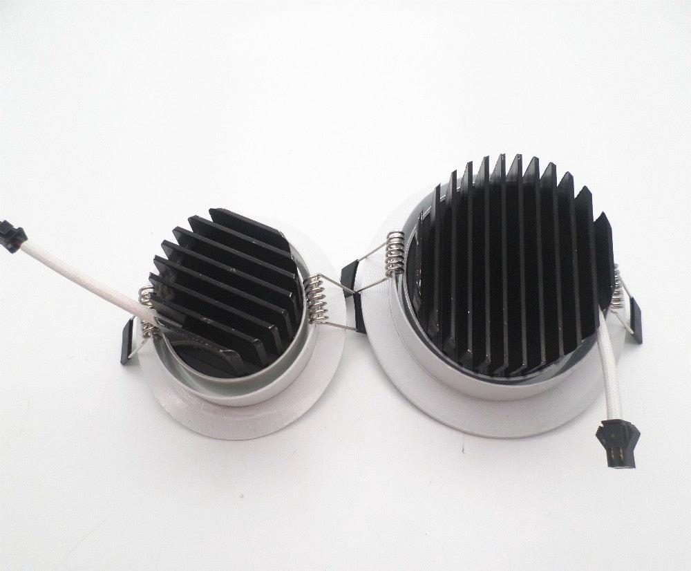 LED Downlight Super Bright Recessed LED SPOT Dimmable COB 3W 5W 7W 12W LED Spot light LED decoration Ceiling Lamp AC/DC 12V