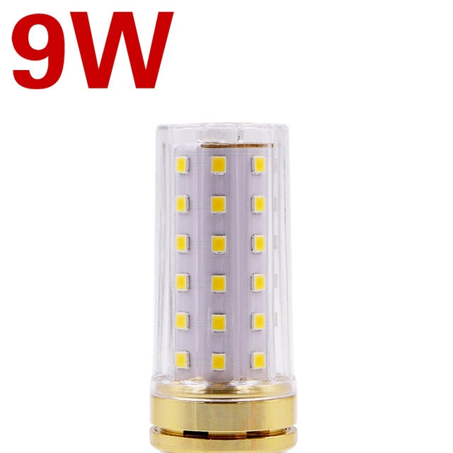 E27 E14 LED Corn lamp True power 2W 4W 6W 9W 12W 220V 240V Corn Bulb Chandelier Candle LED Light For Home Decoration