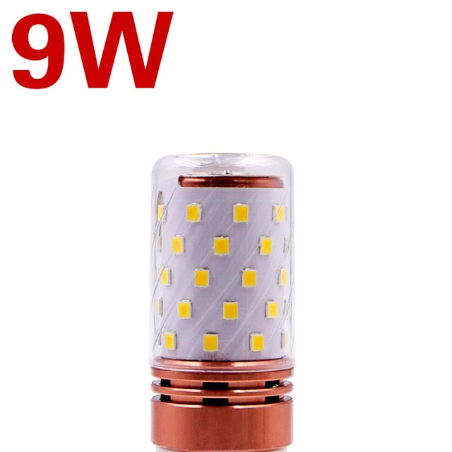 E27 E14 LED Corn lamp True power 2W 4W 6W 9W 12W 220V 240V Corn Bulb Chandelier Candle LED Light For Home Decoration