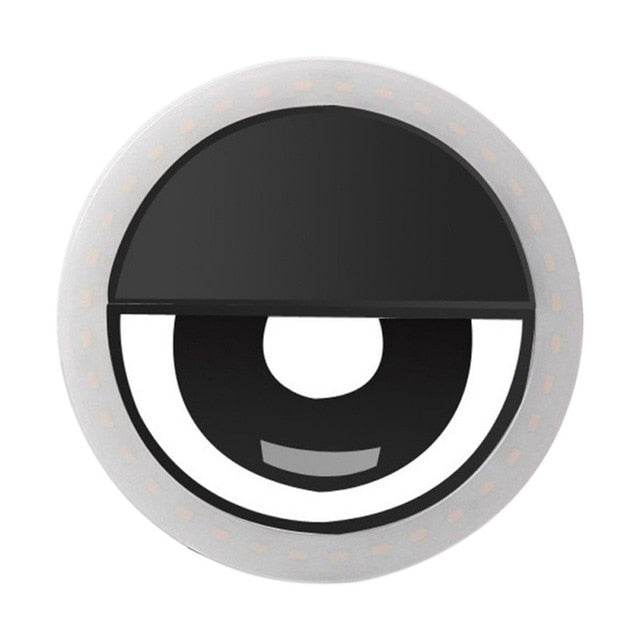 Universal Selfie LED Ring Flash Light Portable Phone 36 LEDS Selfie Lamp Luminous Ring Clip For iPhone 8 7 6 Plus Samsung