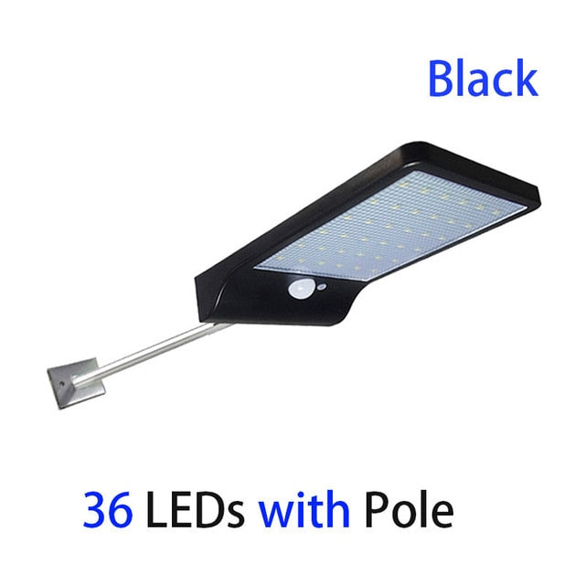 PIR motion sensor Solar Street light 3 modes Outdoor solar light wall lamp Waterproof Energy Saving Yard Path Home Garde