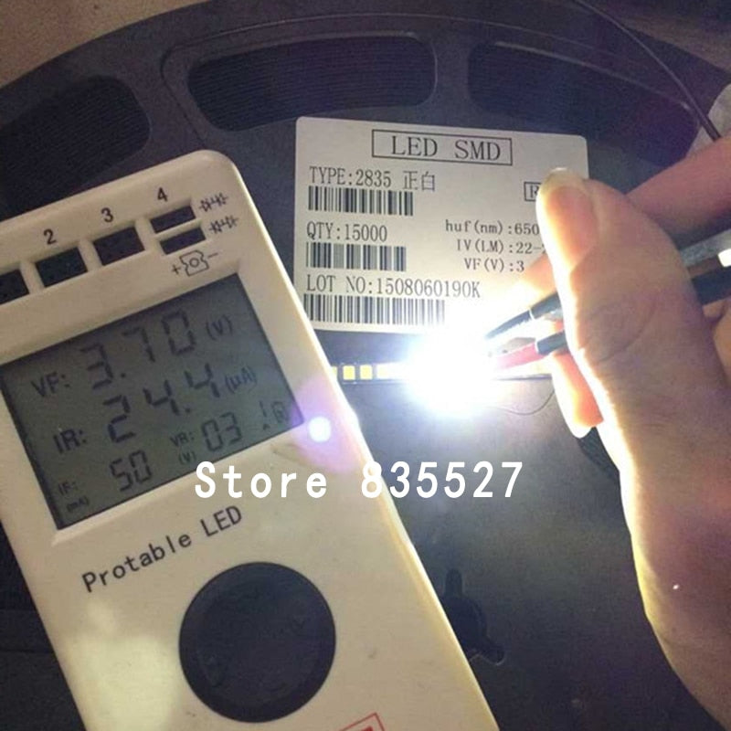 2835 SMD pure white / natural white / warm white / cool white LED 23-25LM bright lamp beads Light emitting diode