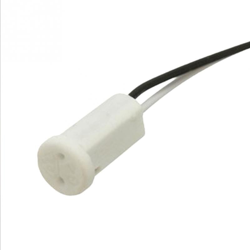 10PCS/LOT G4 Base g4 Socket plug special ceramic g4 Holder Head Wire Connector G4 ceramics Lamp holders base 250V 2A