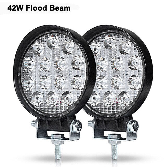 4 inch Led Work Light Day Driving Lamp 12V 24V Off road Work Light Bar for Car Truck Jeep MPV UTV ATV SUV Boat Marine Motorcycle