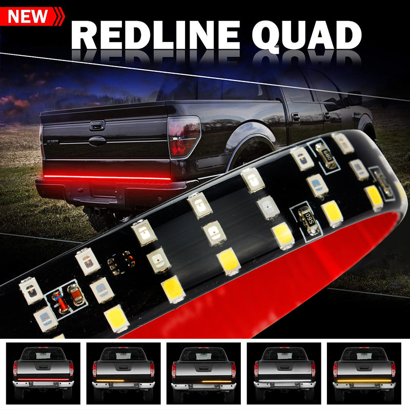 432LED 60" Truck Tailgate LED Strip Light Bar with Reverse Brake Turn Signal function for Jeep Pickup SUV Dodge Ford