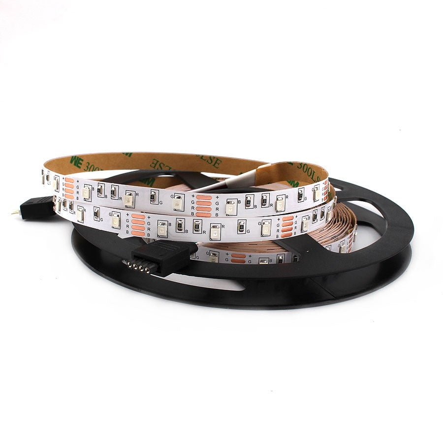 DC 12V RGB LED Strip Light SMD 2835 RGB Waterproof 1 - 5 M 12 V 60LED/M RGB Led Strip Tape Lamp Diode Flexible TV Backlight