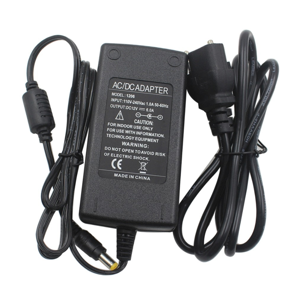 Adapter DC12V 1A 2A 3A 6A 10A 12A Adaptor 220V To 12 V Charger Supply Universal Switching LED light strips power adapter 12 Volt