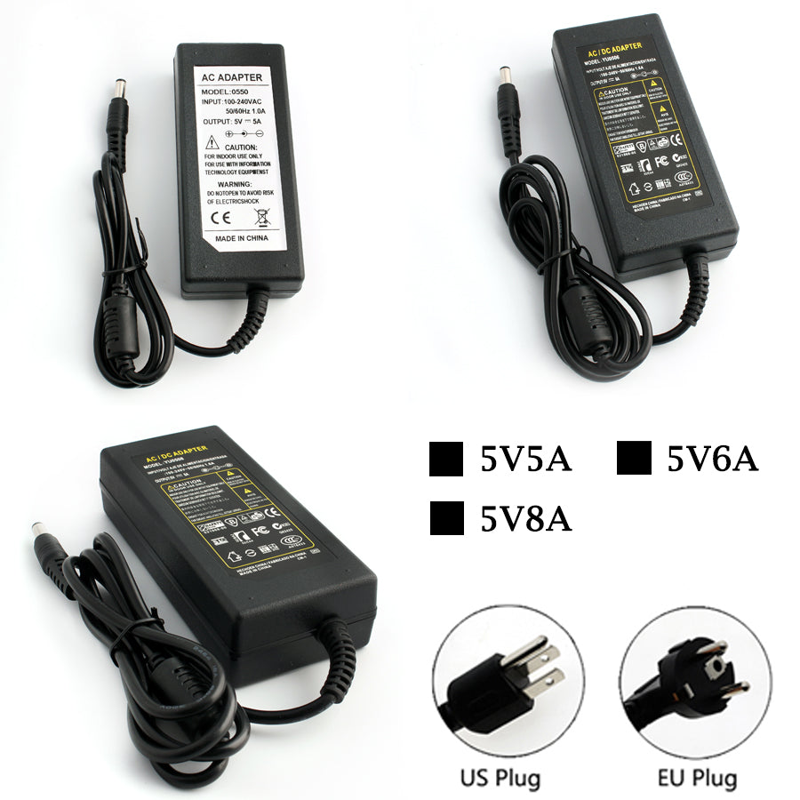 Power Adapter Supply DC 5V 12V 24V 1A 2A 3A 5A 6A 8A DC 5 12 24V Volt Lighting Transformers LED Driver Power Adapter Strip Lamp