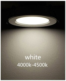 white body 2018 lampada High quality ultra brightness led downlight round chandelier dimmable 110v-265v 5W 7W 10W 15W 30w 60w
