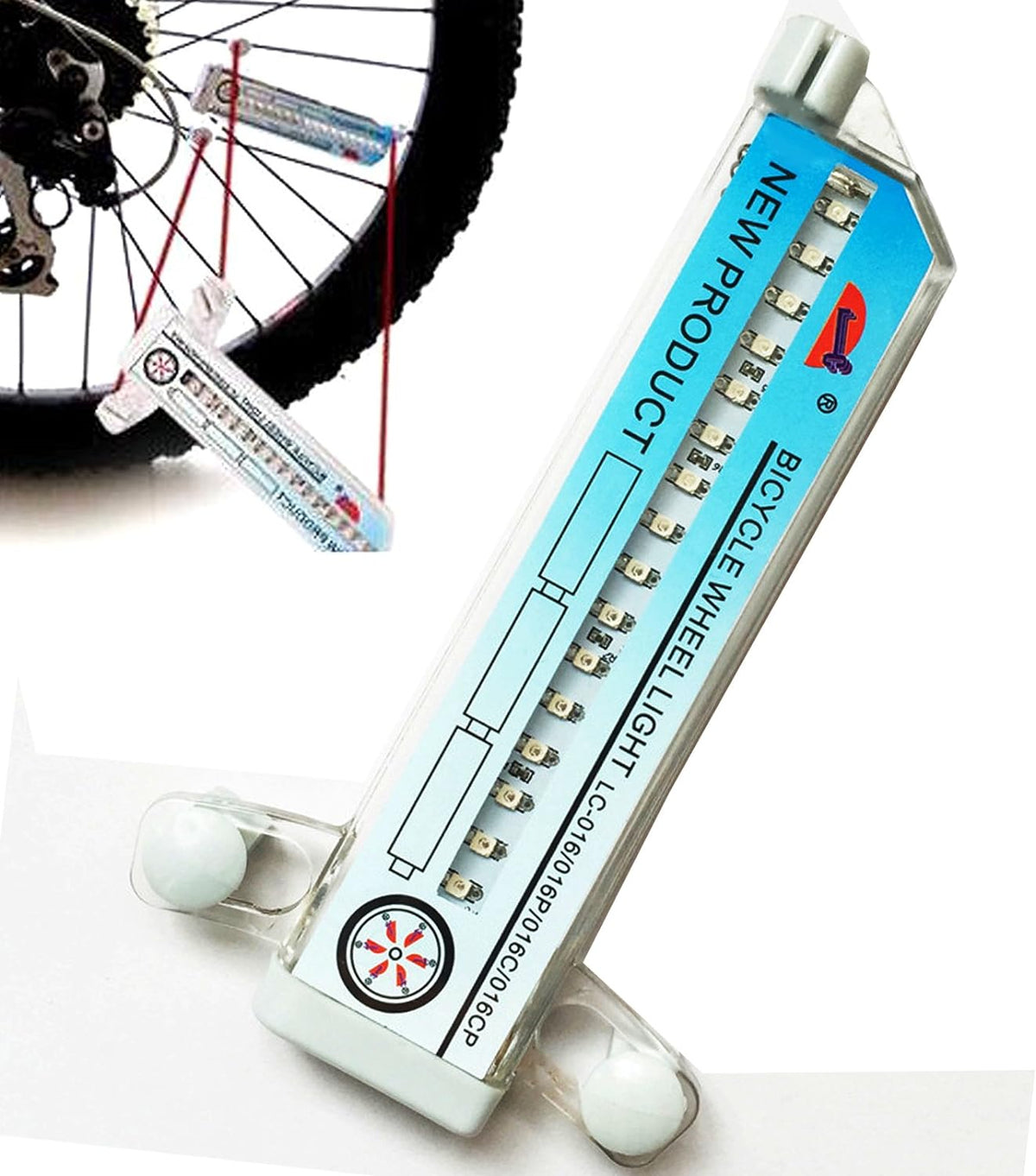 3D Bicycle Spoke LED Lights Bike Motorcycle Wheel Spoked light Protector Covers Pipe For Motocross Bicycle Bike Cool Accessories