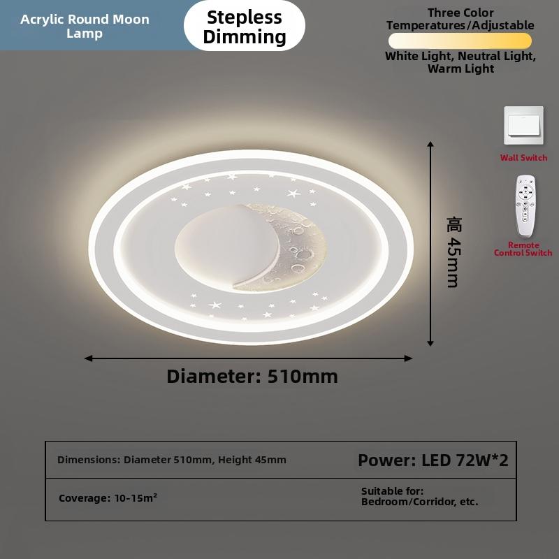 Bedroom Ceiling Lamp Modern Minimalist 2026 New Creative Net Red Cream Style Master Bedroom Room Lamp Minimalist Main Lamp