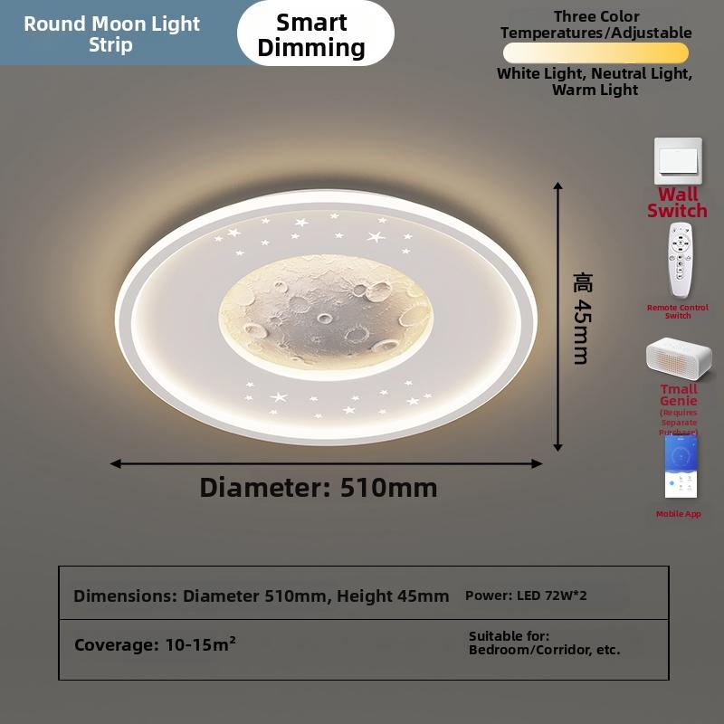 Bedroom Ceiling Lamp Modern Minimalist 2026 New Creative Net Red Cream Style Master Bedroom Room Lamp Minimalist Main Lamp