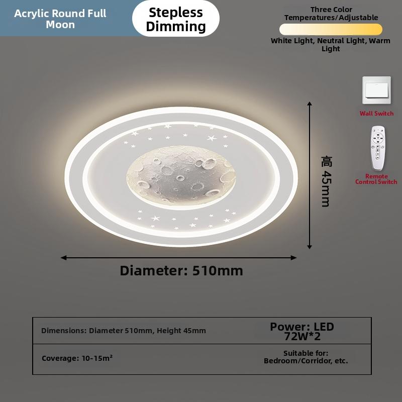 Bedroom Ceiling Lamp Modern Minimalist 2026 New Creative Net Red Cream Style Master Bedroom Room Lamp Minimalist Main Lamp